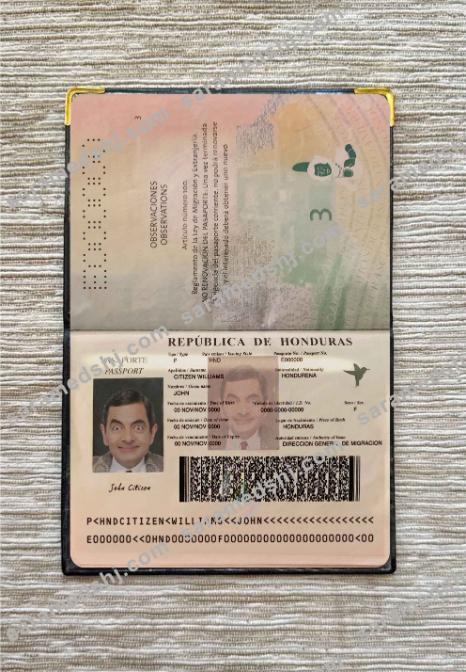 Honduras pass photo look